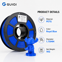 Filamento PETG de 1.75mm en Azul Klein, Baja Distorsión, Filamento de Plástico para Impresión 3D FDM, Venta Caliente