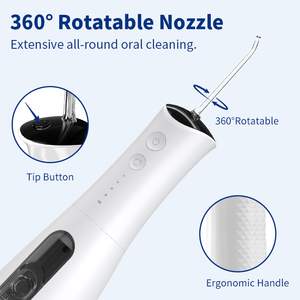 Più venduto prodotto In Siillk igiene orale dentale irrigatore 300ml IPX7 impermeabile senza filo acqua portatile ricaricabile - Product Image 3