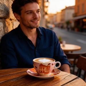Taza <span class=keywords><strong>de</strong></span> Té/Café <span class=keywords><strong>de</strong></span> <span class=keywords><strong>Porcelana</strong></span> <span class=keywords><strong>China</strong></span> Antigua Ecológica con Platillo y Diseño Personalizado para Regalos Empresariales - Product Image 2