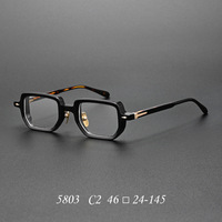 Nouvelles Lunettes de Vue Tendance 2027 en Acétate Personnalisables – Monture Épaisse Rétro Géométrique Carrée – Vente en Gros