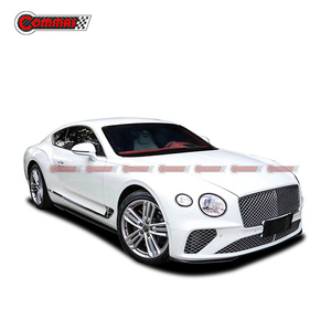 Kit carrosserie en fibre de carbone sèche style V8 2019-2024 pour Bentley Continental GT : Lame avant, jupes latérales, diffuseur arrière, aileron arrière - Product Image 2