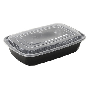 Disposable Lunch Box Food Grade PP Microwave Safe <b>Refrigerated</b> Square <b>Container</b> 750ml 1000ml 1250ml 1500ml - Product Image 4