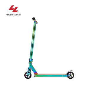 Arc-en-ciel Pro Stunt Scooter Complet Tour Scooters Trottinettes <span class=keywords><strong>Freestyle</strong></span> pour Les Enfants adultes - Product Image 1
