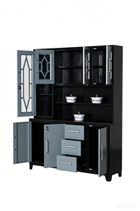 Muebles de Cocina Modernos y Ecológicos de Acero Inoxidable, Armarios de Almacenamiento y Despensas con Aparador para <span class=keywords><strong>Comedor</strong></span> - Product Image 4