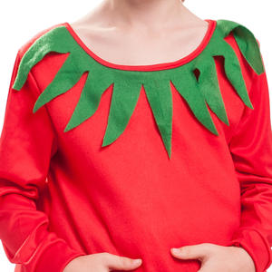 New Design Food Role <strong>Tomato</strong> Cosplay Red Suit <strong>Costume</strong> for Kid Halloween Carnival Party Fruit Performance - Product Image 4