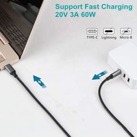 Cables codo tipo-c Usb-c de sincronización de datos de Cable de 90 grados Usb 2,0 Cable Usb3.0 tipo C ángulo