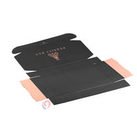 Boîte cadeau en carton ondulé avec logo personnalisé, tiroir pliable avec doublure en éponge, papier artistique pour l'expédition de la Saint-Valentin