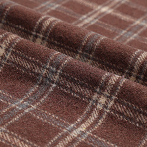 Tissus textiles bon marché, matière première en tweed, laine, plaid, style flanelle, vêtements 100% poly, <span class=keywords><strong>tissu</strong></span> tweed tissé - Product Image 2