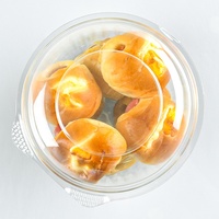 Boîte à dessert ronde jetable en PET de 32 oz, boîte à pâtisserie en plastique transparente, contenants de stockage pour biscuits et pâtisseries