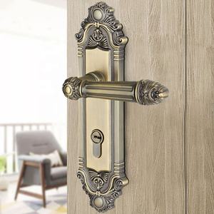 <span class=keywords><strong>Venta</strong></span> caliente de alta calidad Oem Helix Heritage Hardware interno latón casa oro manijas de puerta para puertas interiores de madera con cerradura de llave - Product Image 5