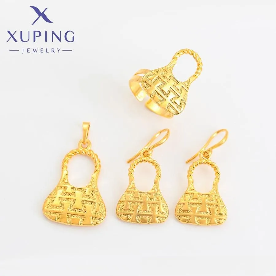 XPS13T Xuping Kunstmatige Sieraden Customization 24K Gold Kleur Zwaarte Vrouwen Tentoonstelling Afrikaanse Sieraden