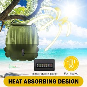 Sac de douche de camping en plein air, réservoir de stockage d'eau de 20 L, douche portable à chauffage automatique avec pistolet de pulvérisation - Product Image 3