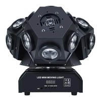 Luces Móviles de Cabeza con Haz de 18*12W LED 4en1 DMX512 RGBW, Luz de Escenario con 3 Cabezas de Haz Láser para KTV, DJ, Discoteca, Fiestas, Iluminación Láser