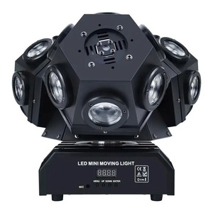 Luci a Testa Mobile Beam 18*12W LED 4in1 DMX512 RGBW, Luce Laser a 3 Teste per Palcoscenico, Illuminazione per KTV, DJ, Discoteca, Feste - Product Image 6