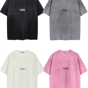 Camiseta Casual de Manga Corta Holgada Unisex de la Marca AC1996, Tejido de 240 Gramos, Diseño con Letras, Estilo Moderno - Product Image 1