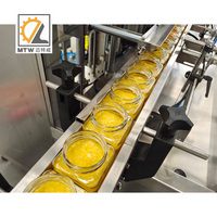 MTW Bouteille Pot Can Miel Crème Mayonnaise Confiture Barbecue Sauce Viande Pâte Suivi Remplisseuse Automatique