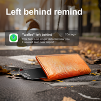 Portefeuille de localisation NFC HomeLead HB12-D Find My Card avec application iOS et GPS, en plastique