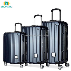 Valise à roulettes bleu foncé 20/24/28 pouces avec logo personnalisé - Product Image 2