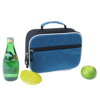 Bolsas Térmicas para Almuerzo de Poliéster 600D Marca JLD al por Mayor, Contenedor Aislado con Cierre de Cremallera para Hombres y Mujeres, con Red Lateral