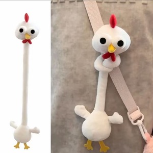 Nuevo y Popular Peluche de Animal de Cuello Largo, Muñeco Colgante Relleno de Algodón PP, Peluche de <span class=keywords><strong>Mono</strong></span>, Pato, Perro, Jirafa - Product Image 3