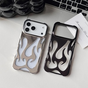 Nuovo in arrivo forato con Design a fiamma placcato in metallo cassa del telefono per <span class=keywords><strong>iPhone</strong></span> 17 serie 17 casse d'aria all'ingrosso - Product Image 3