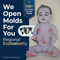 Poupée Bébé Reborn Personnalisée en Silicone Intégral, Peinte à la Main, Réaliste, Toucher Doux, Nouveau-né, Vente en Gros OEM