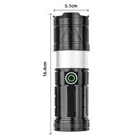 Torche LED tactique extérieure de camping étanche super lumineuse de haute qualité lampe de poche LED la plus puissante