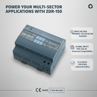 ZDR-150 Dijital Göstergeli Ayarlanabilir AC-DC İzoleli Anahtarlı Güç Kaynağı Tekli 5V 24V 36V 48V CE ROHS Endüstriyel Kullanım İçin