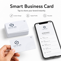 Matte PVC Weiße NFC-Karte NFC215 Blanko-Karte für NFC Digitale Visitenkarte Tap Factory Bedruckbar Petsign
