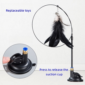 Juguete de varita de gato con ventosa fuerte para juego interactivo manos libres - Product Image 5
