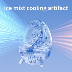 Nuovo Raffreddatore d'Aria Rocket Cabin Transfrontaliero, Mini Condizionatore USB da Scrivania con Doppio Spray, Ventilatore di Raffreddamento ad Acqua, Umidificazione in ABS - Product Image 3
