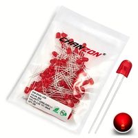 100 Uds lámpara de diodo emisor LED ovalada de 5mm 5x4x6 Blanco rojo verde azul amarillo Color difuso 3V indicador DIY bajo consumo de energía