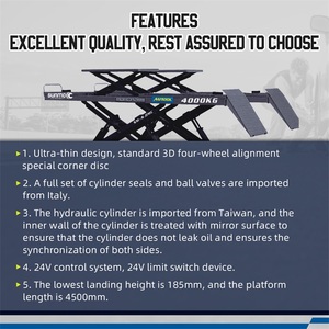 <span class=keywords><strong>Elevador</strong></span> de Tijera para Autos Autool Sunmocc SM-4.0MC de 4 Toneladas Ultrafino con Sistema de Control de 24V a Bajo Precio - Product Image 4