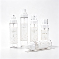 Flacon pulvérisateur de luxe personnalisé à fine brume 80ml 100ml 120ml 150ml pour emballage cosmétique et soins personnels