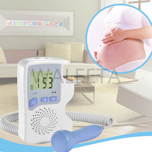 Monitor de ritmo cardíaco portátil para bebé, a <span class=keywords><strong>Color</strong></span> LCD, fabricante chino, <span class=keywords><strong>Doppler</strong></span> <span class=keywords><strong>Fetal</strong></span> portátil, para mujeres embarazadas, 2 uds. - Product Image 2