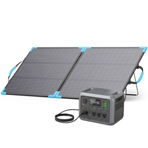 Portable Foldable Monocrystalline Bifacial Solar Plug-in 110W With IP67 Waterproof and 25% Efficiency for Camping & Use EP-SP - Product Image 1