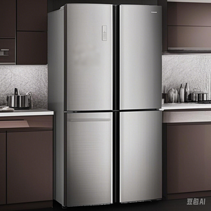 Réfrigérateur côte à côte BCD-360W grande capacité 360L, quatre portes, équipement électroménager - Product Image 6