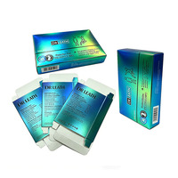 Caja de Cartón Blanca con Laminación Mate Impermeable Personalizada, Película Holográfica Láser, Precio Económico, Fábrica de Empaques