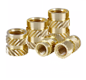Vít Fastener vít Fastener chèn hạt theaded chèn hạt M3 đồng thau sưởi ấm đúc đồng đôi có khía tiêm <span class=keywords><strong>Brass</strong></span> <span class=keywords><strong>NUT</strong></span> - Product Image 4