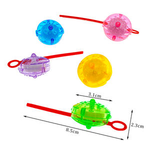 Mini Pull-Tape Spinning Top Plastic Hand Pull Gyro Juguetes para niños Juego divertido - Product Image 1