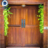 Minimalist Solid Timber Door Customized to Architectural Style for Villa