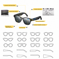 Lunettes Caméra Intelligentes TOWIN TWV03-T5B 8MP Vidéo 1200P Anti-tremblement Traduction IA Assistant Vocal Transfert Wi-Fi 5.3