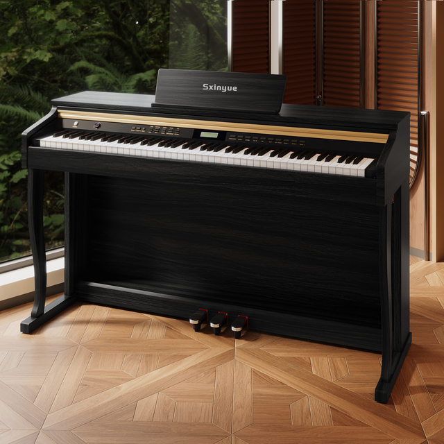 Digital Piano 88 Key Hammer Action Digital Piano Electronic Upright Piano Keyboard