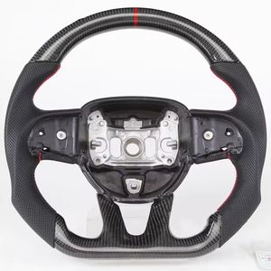 Volant en fibre de carbone forgée LED pour <span class=keywords><strong>Dodge</strong></span> Challenger <span class=keywords><strong>SRT</strong></span> Sport, intérieur automobile, 2017 2018 2019 <span class=keywords><strong>2021</strong></span> 2022 2023 2024 - Product Image 6