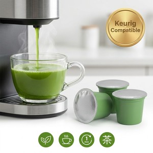 Matcha Artisanal Green Tea Pods - Premium Stone Ground Ceremonial Grade Capsules - Product Image 1