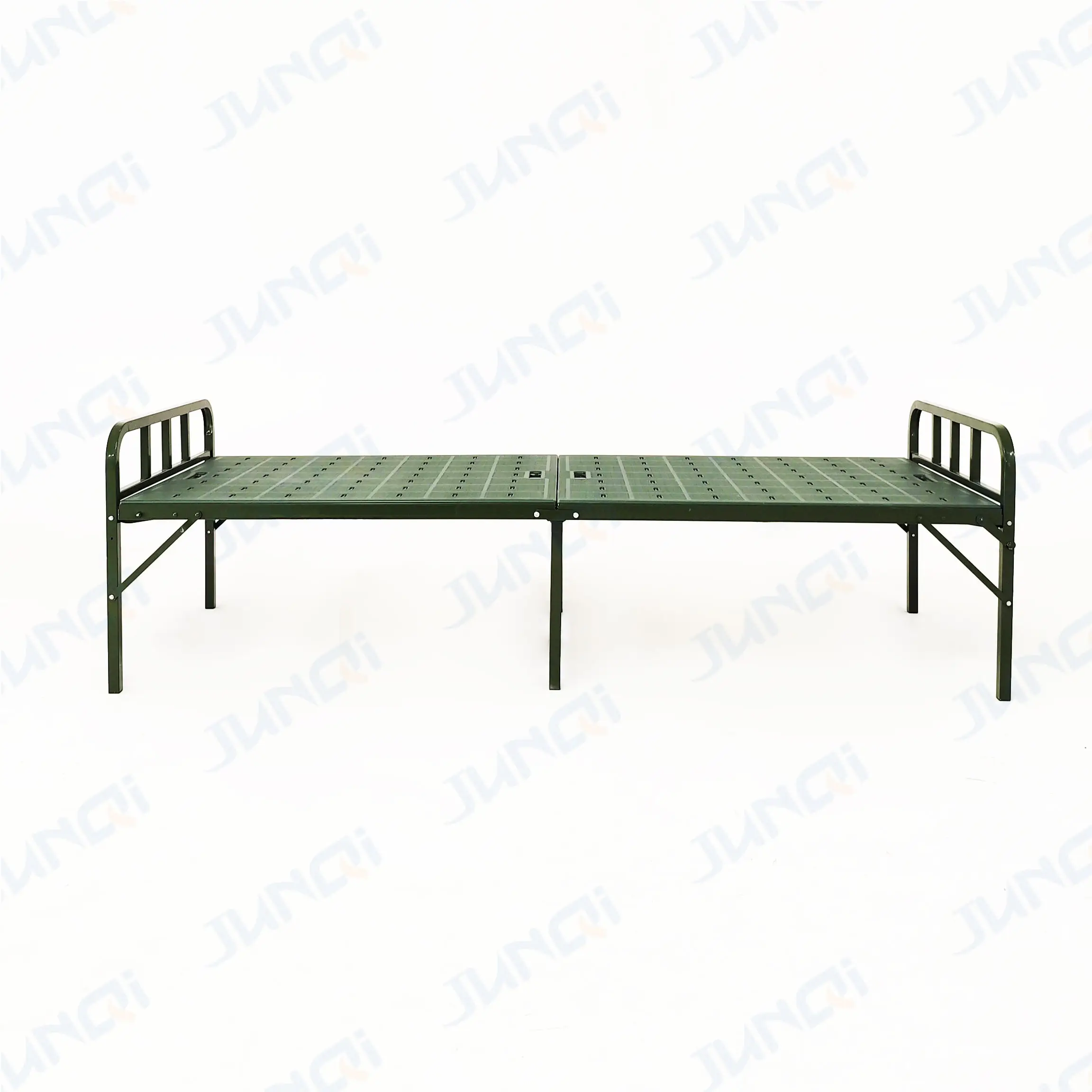 Vouw-Staat Gemakkelijk Dragen Ijzer En Metalen Vouwen Bed Brancard Opvouwbare Camping Bed