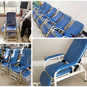 Poltrona per Sala d'Attesa Ospedaliera, Sedia per Trasfusione con Pedale, Completamente Reclinabile per Infusioni a Lungo Termine - Product Image 2
