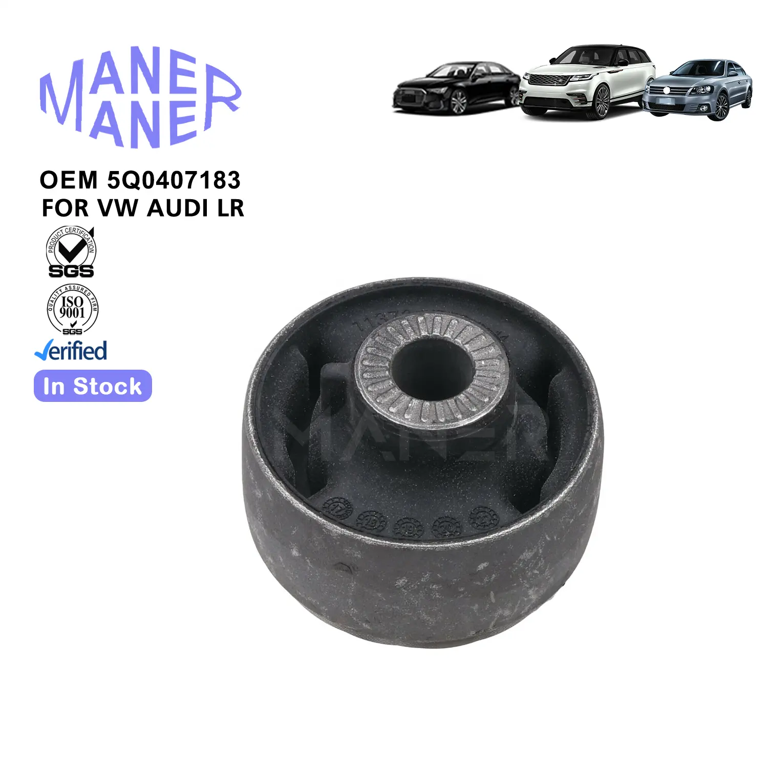 Sistemas de suspensión automática MANER 5Q0407183 5Q0407183C 5Q0407183E 5Q0407183J fabricación buje de suspensión bien hecho para Audi A3 VW
