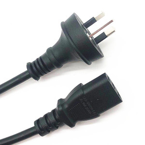 Úc/AU cung cấp điện như/NZS 3112 3 pin C13 AC Đen Cáp Cắm dây điện cho máy sấy Tóc máy tính xách tay - Product Image 3