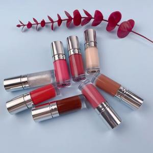 Vendita calda di lunga durata bastoncino glassa <span class=keywords><strong>per</strong></span> acqua e labbra lucidalabbra Color lucidalabbra marrone Nude rosa vegano balsamo liquido - Product Image 2